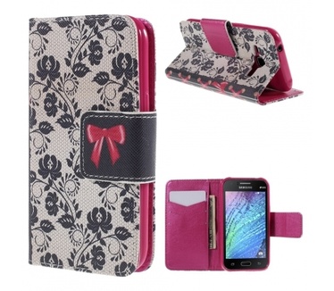Kees Portemonnee Hoesje Samsung Galaxy J1 - Vine