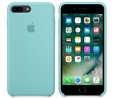 Apple iPhone 7 plus Siliconenhoesje  Blauw