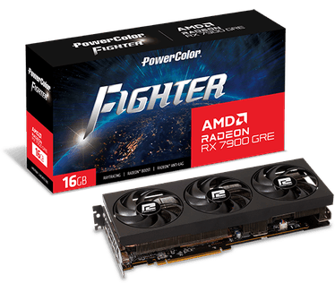 Powercolor Hellhound Fighter AMD Radeon RX 7900 GRE 16GB GDDR6
