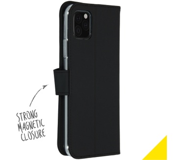 Accezz Wallet Softcase Bookcase iPhone 11 Pro Max - Zwart (iPhone 11 Pro Max) Zwart