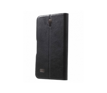 Merkloos Huawei Y5 Crazy Horse Leather Wallet hoesje Zwart