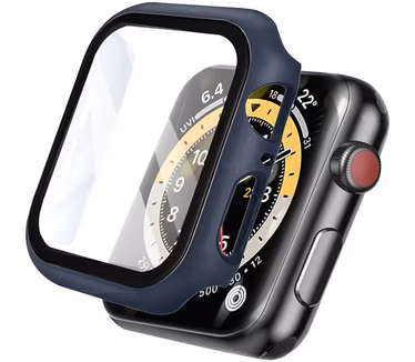 Imoshion Full Cover Hardcase voor Apple Watch 4 / 5 / 6 / SE 40 mm, Donkerblauw