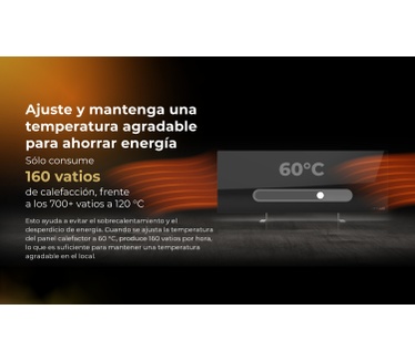 Aeno Infrarot Heizkörper Premium Eco Smart LED GH4S 700W BK retail