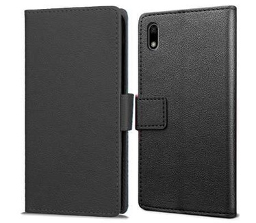 qMust Huawei Y5 2019 Wallet Hoesje Zwart