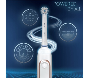Oral-B Genius X 20100S Luxe Edition Elektrische Tandenborstel Roségoud Powered By Braun