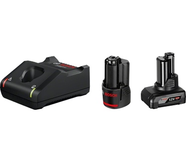Bosch 1 x GBA 12V 2.0Ah + 1 x GBA 12V 4.0Ah + GAL 12V-40 Professional