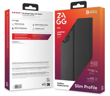 Zagg Folio (iPhone 16e/15/14/13) Zwart