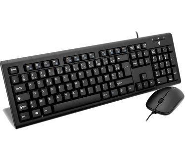 V7 Wired Keyboard and Mouse Combo (Azerty FR)