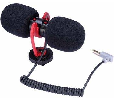 SAIREN T Mic Dual-Head interview microfoon voor smartphone en camera
