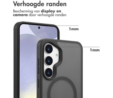 Accezz Rugged Frosted Backcover met MagSafe