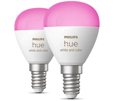 Philips Hue White & Color Ambiance - E14 Kogellamp - 470 lumen (2-pack)