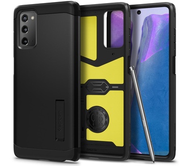 Spigen Samsung Galaxy Note 20 Hoesje Tough Armor  Zwart