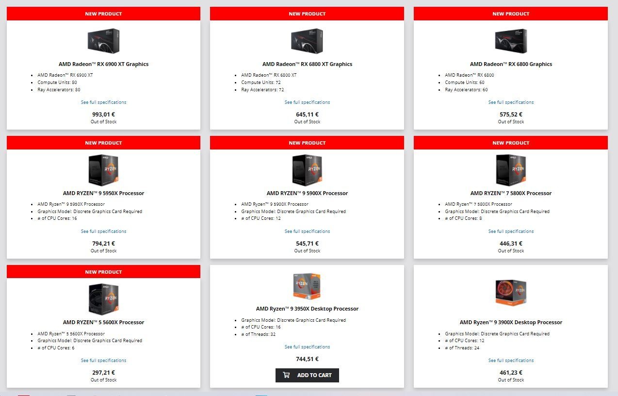 [AMD Radeon RX6000 series] Levertijden & Prijzen - Videokaarten en ...