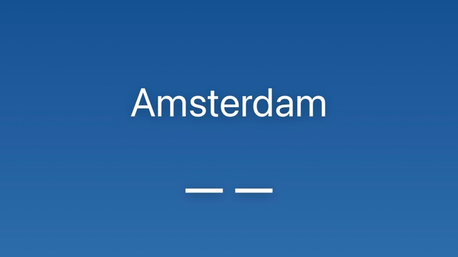 Apple Weather-storing