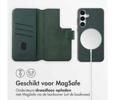 Accezz Leather Bookcase 2-in-1 met MagSafe
