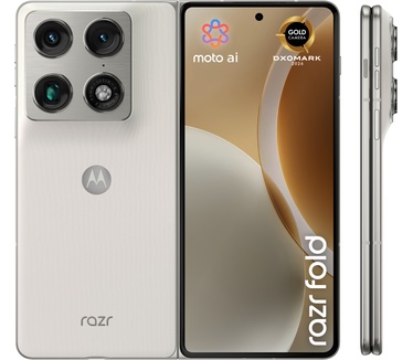 Motorola razr Fold, 16GB ram, 512GB opslag Wit