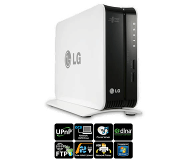 LG NAS N1T1 1B 1TB incl. DVD-RW LG N1T1DD1.AUAR01L 1GB