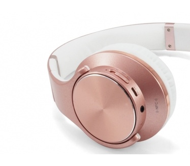 Conceptronic Wireless Bluetooth Headset Speaker (Rosé Goud, Wit)