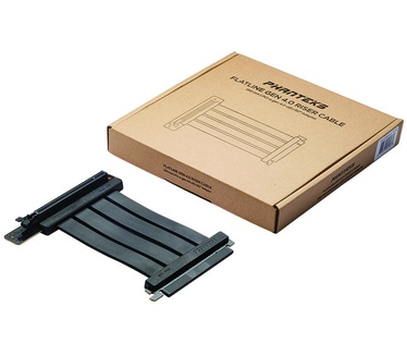 Phanteks Riser Cable PCIe 4.0 x16 - Flatline 150 mm / 90 graden