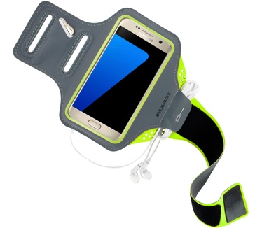 Mobiparts Comfort Fit Sport Armband Samsung Galaxy S7 Neon Green
