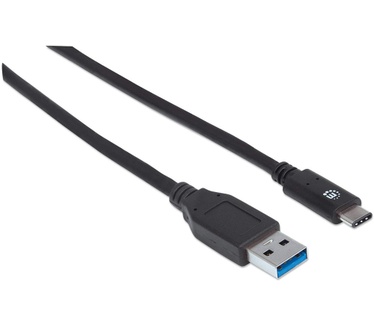 Manhattan USB 3.1 Gen2, 1 m Zwart