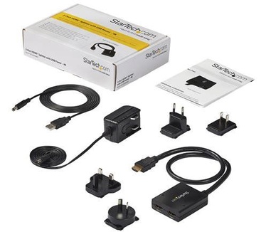 Startech.com 4K HDMI 2-Port Video Splitter - USB or Power Adapter -