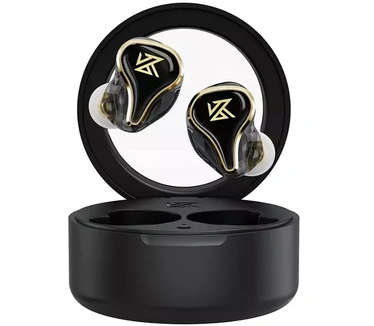 KZ Acoustics KZ SK10 Pro 1DD + 1BA Hybrid TWS - Truly Wireless Oordopjes (Zwart)