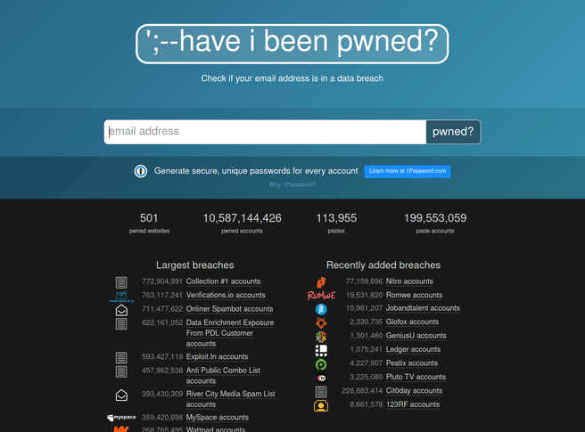 Have I Been Pwned
