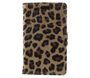 Kees Luipaard Print Portemonnee Hoesje Galaxy Young 2