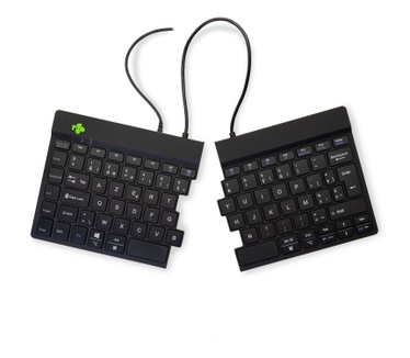 R-Go Tools Split Break, Bedraad, Azerty BE, Zwart