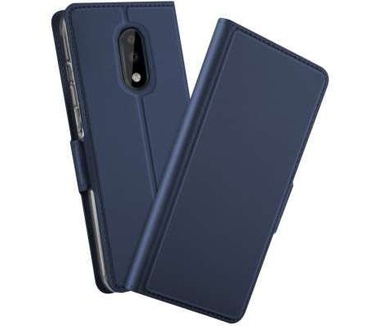 qMust OnePlus 7 TPU Wallet Case - Blauw
