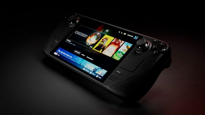 Steam Deck, handheldgameconsole. Bron: Valve