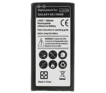 qMust Samsung Galaxy S5 batterij - vervangt originele accu - 3800mAh
