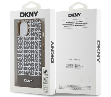 DKNY Repeat Bottom Stripe Back Case - iPhone 13 (6.1") - Bruin Bruin