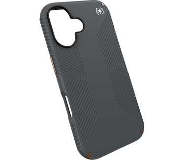 Speck Presidio2 Grip Apple iPhone 16 Charcoal Grey - with Microban