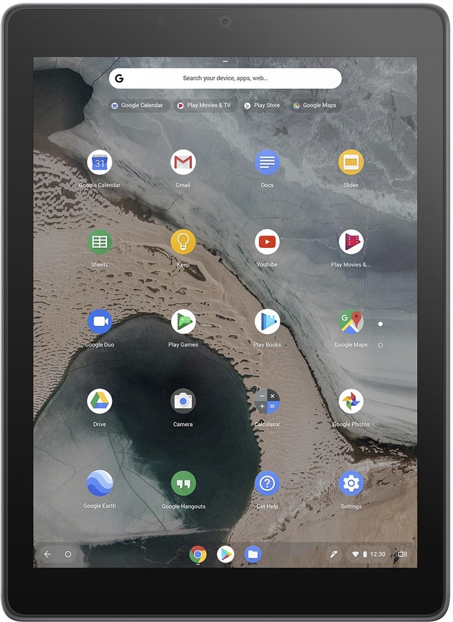 asus chromebook tablet ct100pa grijs