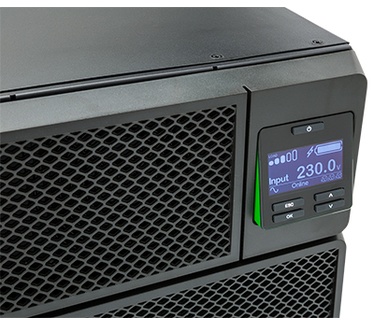 APC Smart-UPS On-Line 6000VA noodstroomvoeding 6x C13, 4x C19, hardwire 1 fase uitgang, rackmountable, Embedded NMC