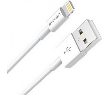 Usams iOS Cable Standaard USB naar Lightning Kabel (100cm) - Wit
