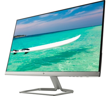 HP 27f (2XN62AA, FHD) Zilver, Zwart