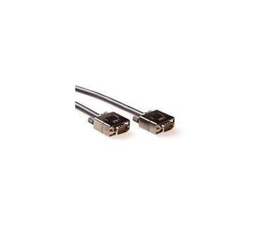 Intronics Ultra High Performance VGA aansluitkabel male-male met metalen kappen