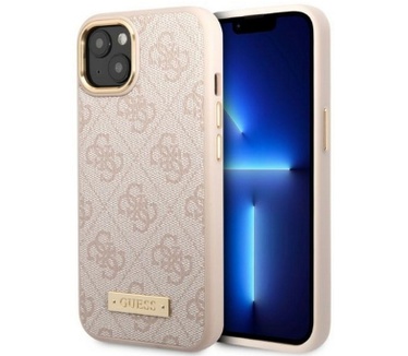 Guess 4G MagSafe Back Case - Apple iPhone 13 (6.1") - Roze Roze