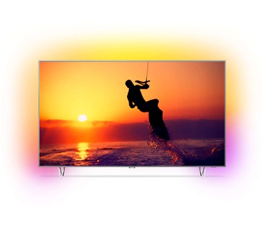 Philips 8100-serie 8100 series Ultraslanke 4K-TV powered by Android TV 65PUS8102/12 Grijs