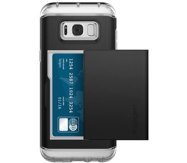Spigen Samsung Galaxy S8 Hoesje Crystal Wallet Zwart
