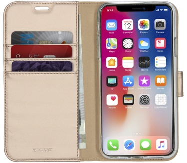 Accezz Wallet Softcase Bookcase iPhone 11 Pro Max - Goud (iPhone 11 Pro Max) Goud