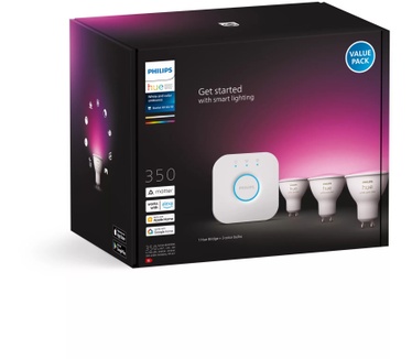 Philips Starterkit: 3 GU10 slimme spots