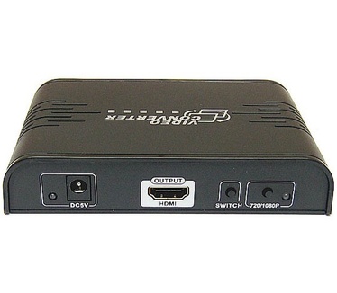Techly Composite Converter S-Video + Stereo Audio to HDMI IDATA SPDIF-5