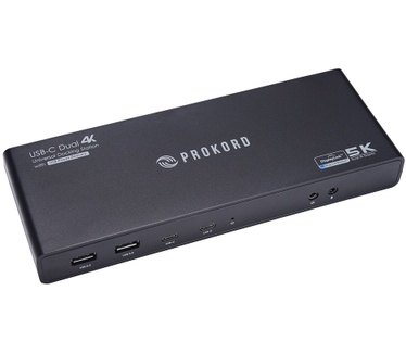 Prokord WORKPLACE DOCKINGSTATION USB-C 5K DUAL MONITOR - CHA