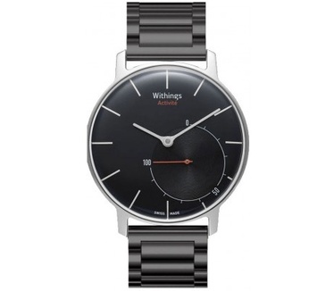 qMust Metalen armband voor Withings Activite - Black