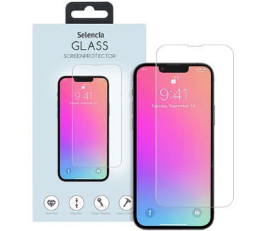 Selencia Gehard Glas Screenprotector iPhone 13 / 13 Pro / 14