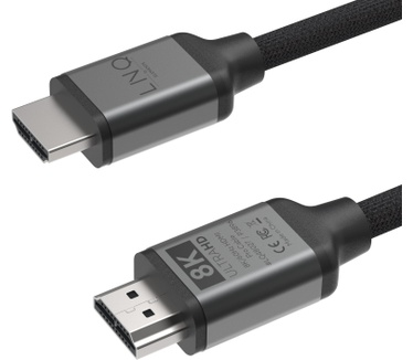 Linq LQ48027 8K/60Hz PRO Cable HDMI to HDMI, Ultra Certified 2m Zwart
